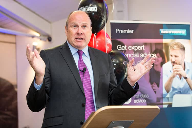 conference photography, dublin, ivan yates, broadcaster, event